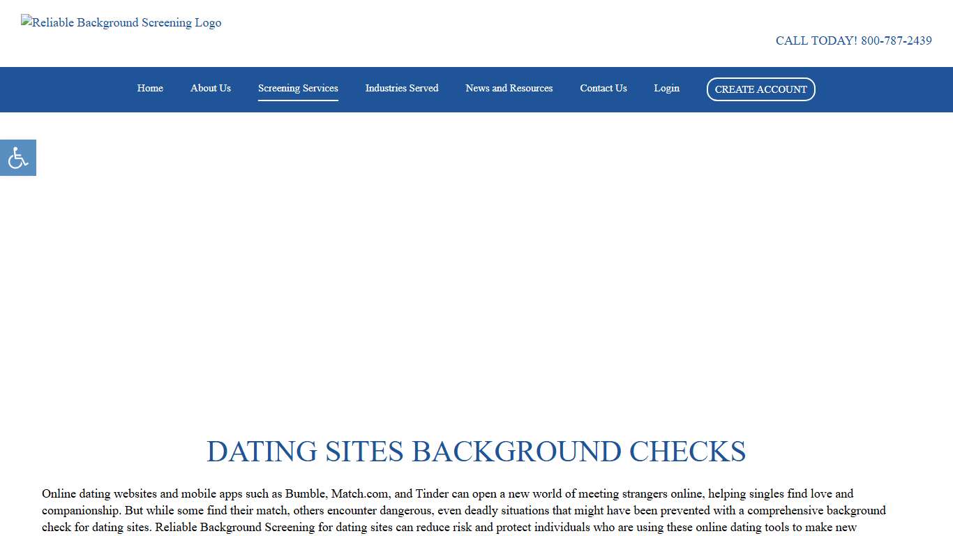 Background Check Services for Online Dating Sites