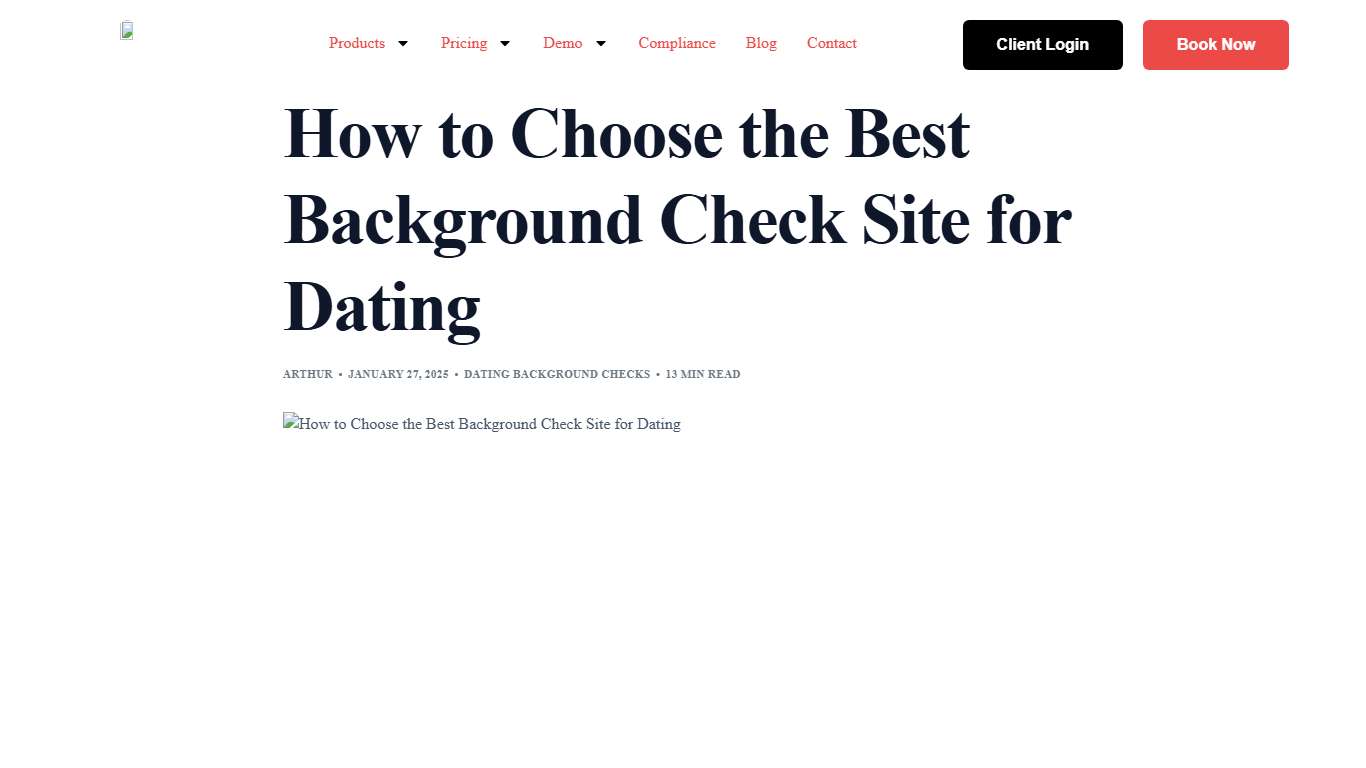 How to Choose the Best Background Check Site for Dating - Precise Hire